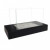 Black freestanding tabletop sized bio fireplace