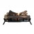 Bioethanol Fire Grate with Ceramic Wood