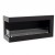 Left-facing corner fireplace for installation 85 cm