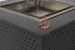 Square ethanol burner 50 cm