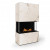 Planika Stone Daze bioethanol with a ceramic frame in marble look