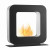 Safretti Curva ST - Black, free-standing bio fire