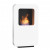 Safretti Curva XL - White free-standing bio fire