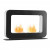 Safretti Curva DT - Black free standing bio fire