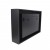 Nebraska Black square wall-mounted bioethanol fireplace