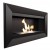 Bio fireplace for wall mounting, horizontal