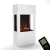 Glow Fire Böll White - OMC 400 | Freestanding Water Vapour Fireplace, White, 54 cm x 145 cm x 44 cm