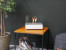 White bio fireplace