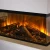 British Fires New Forest 870 built-in electric fireplace with multi-sided flame view