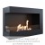 Corner bio fireplace 70 cm (left)