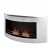 Elegant bio ethanol fireplace for wall mounting