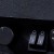Black standing electric fireplace