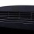 Black standing electric fireplace