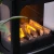 Dimplex Mapleton 100 freestanding black cast iron water vapour fireplace with log set