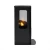 Dimplex Mapleton 80 freestanding black cast iron water vapour fireplace with log set