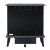 Water fireplace Stockbridge in black