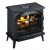 Water fireplace Stockbridge in black