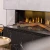 Dimplex Vista 130 III - 3-sided built-in fireplace with Opti-V flame technology