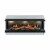 Dimplex Vista 130 III - 3-sided built-in fireplace with Opti-V flame technology