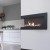 Corner bio fireplace 90 cm (right)
