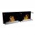 Impressive fireplace with 2 burners