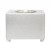 Small, tabletop bio fireplace of stainless steel