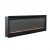 1.5 meter electric fireplace for built-in