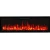 Aflamo Elite 153 cm black wall-mounted electric fireplace