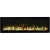 Aflamo Elite 182.8 cm black wall-mounted electric fireplace