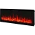 Aflamo Elite 213.3 cm black wall-mounted electric fireplace