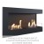 Corner bio fireplace 90 cm (right)