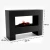 Glow Fire Fallada Black - OMC 600 | Freestanding Water Vapour Fireplace, Black, 120 cm x 90 cm x 40 cm