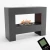 Glow Fire Fallada Grey - OMC 600 | Freestanding Water Vapour Fireplace, Grey, 120 cm x 90 cm x 40 cm