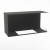 Foco Corner Right 1000 hybrid fireplace for built-in installation