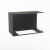 Foco Corner Right 800 hybrid fireplace for built-in installation