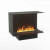 Foco Corner Right 800 hybrid fireplace for built-in installation