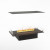 Foco Four 800 hybrid fireplace for built-in installation