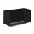 Foco One 1000 - Modern built-in bioethanol fireplace insert with a one-sided open design