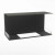 Foco Three 1000 hybrid fireplace for built-in installation
