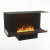 Foco Three 1000 hybrid fireplace for built-in installation