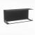 Foco Three 1200 hybrid fireplace for built-in installation