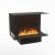 Foco Three 800 hybrid fireplace for built-in installation