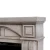 ScandiFlames Logi freestanding electric fireplace with grey/white polystone frame and Eldur 23" insert