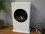White freestanding ethanol fireplace - 100 cm wide