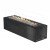 Planika Galio Outdoor gas fireplace in black steel finish and with manual control system