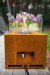 Planika Galio Outdoor gas fireplace in corten steel finish and with manual control system
