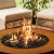 Planika Galio Star Corten Automatic Gas Fireplace for outdoor use