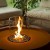 Fire pit Glass cylinder and installation