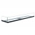 Left sided, 90 cm safety glass 