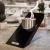 Oblique Single Table Fireplace - Black GlammFire